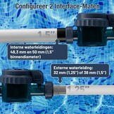 Budgetbad  wifi zoutelektrolyse | 4g/u - 20m3