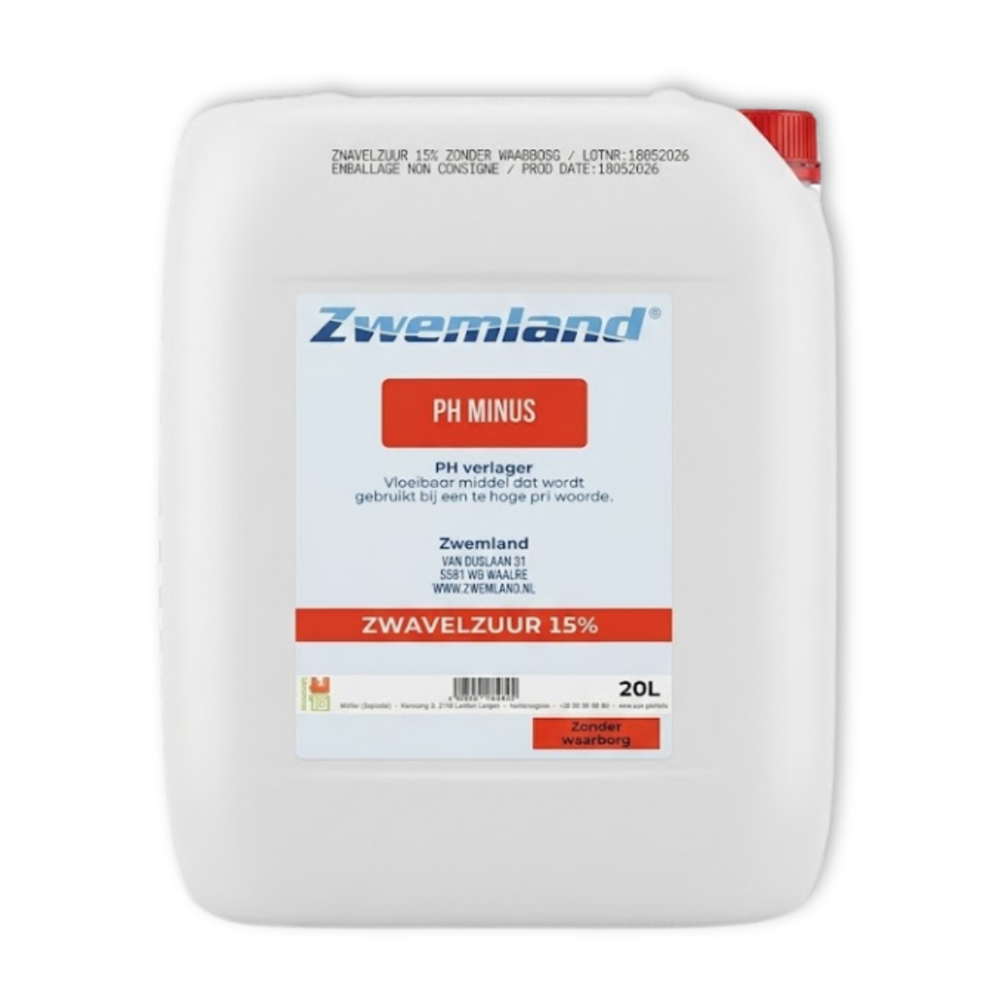 Jerrycan pH Min 20 liter - zwavelzuur