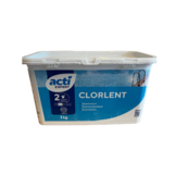 Acti Long tab chloor tabletten 1kg - 250 grams  (Enkel geschikt voor de Belgische markt, niet toegelaten in Nederland)