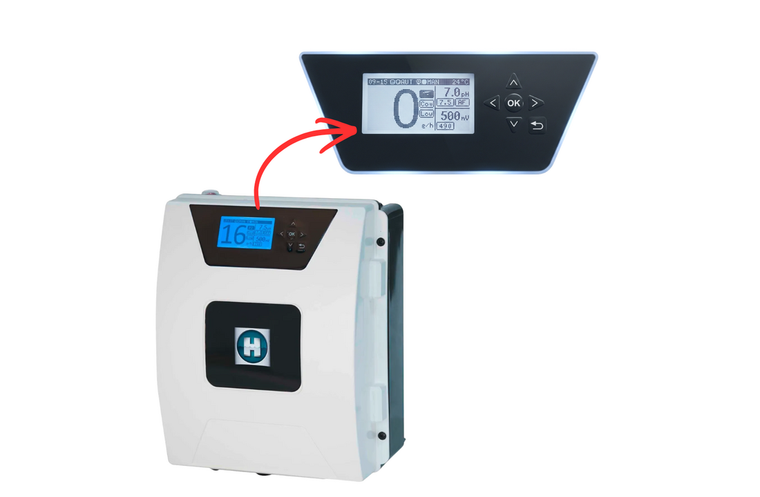 Hayward Aquarite Scherm Display