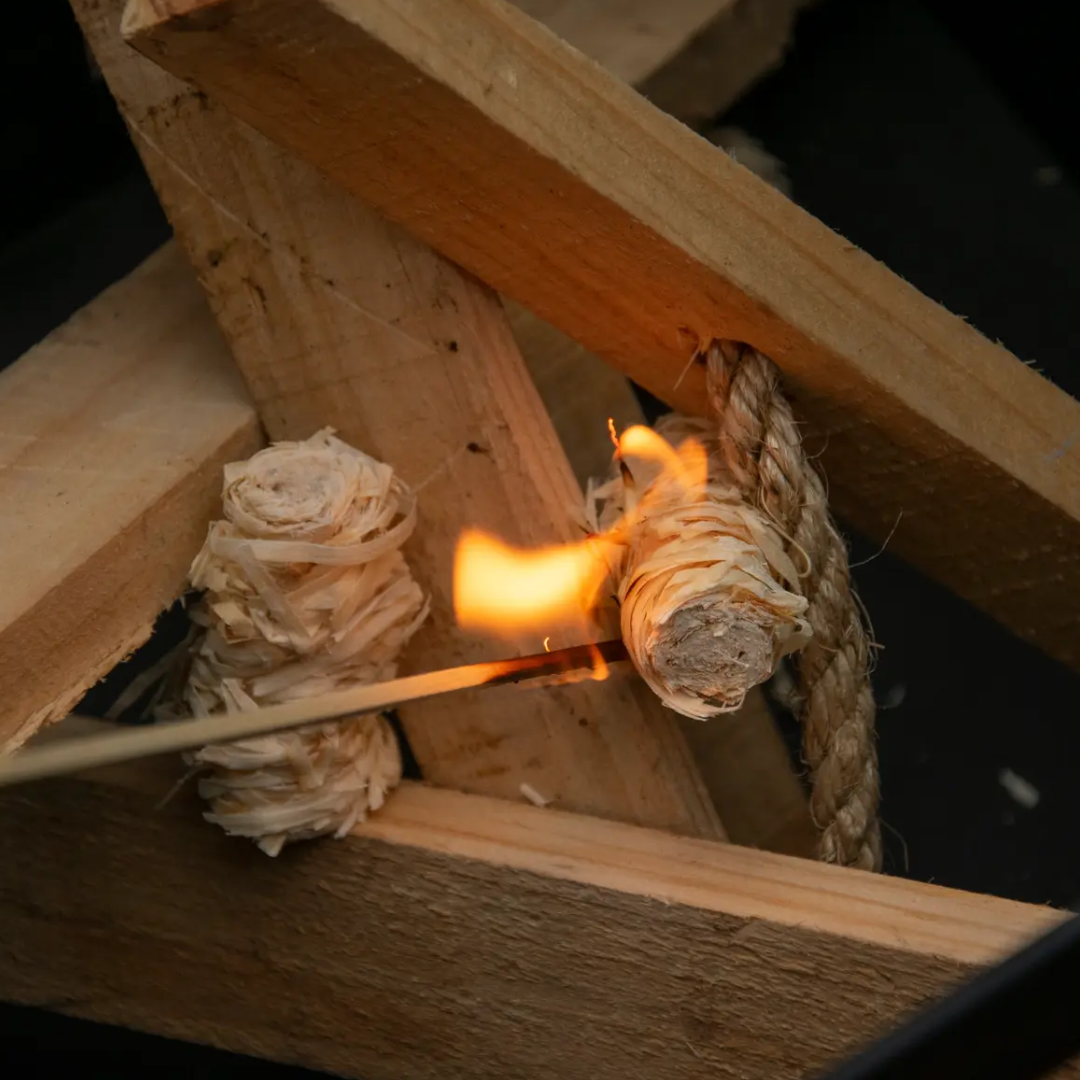 Houtwol aanmaak wokkels - BBQ aanmaakblokjes - 32 stuks