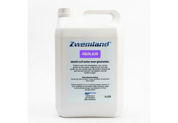 Zwemland Kristal Klar 5L - Voor helder water