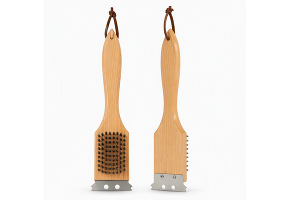BBQ Borstel 3-in-1 - Voor Grondige Reiniging van BBQ Roosters