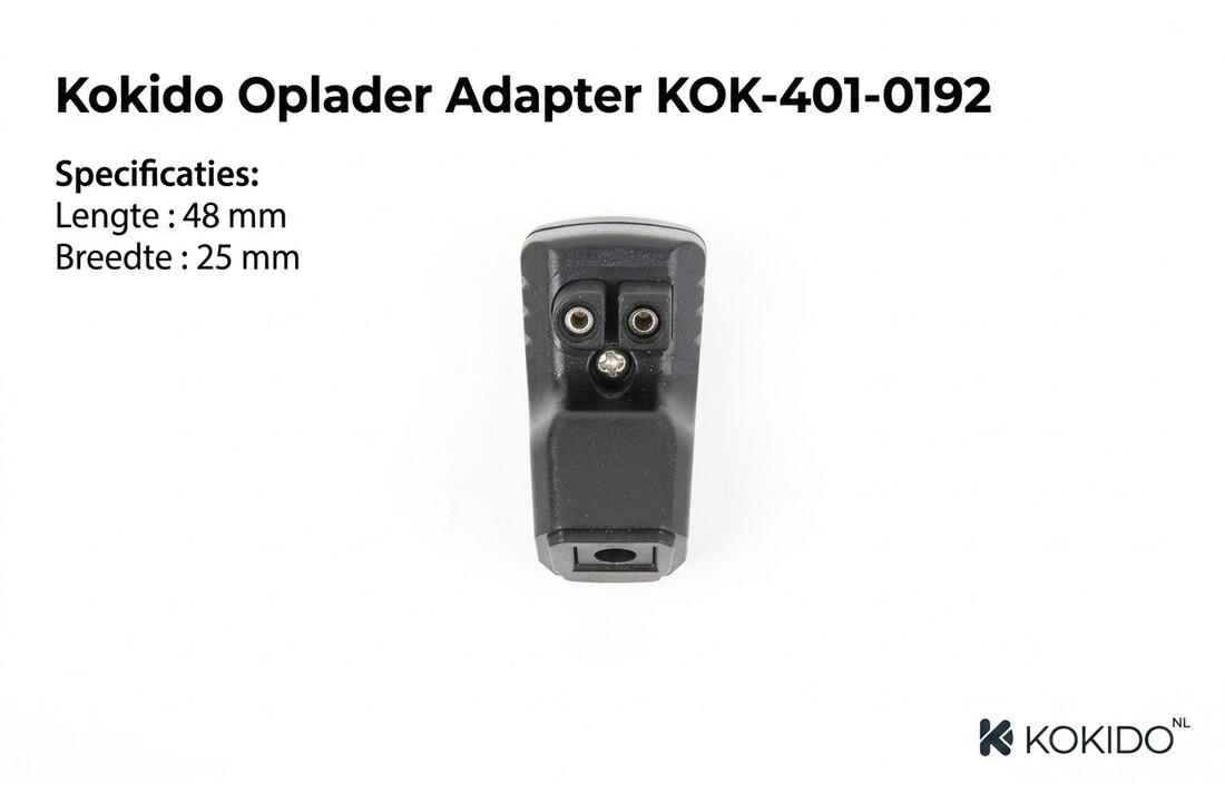 Kokido adapter Vektro auto oplader