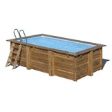 GRE Zwembad Loire Set Grenen Rechthoek 420 x 270 cm