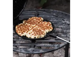 Wafelijzer voor BBQ en Kampvuur - Gietijzeren Wafelmaker
