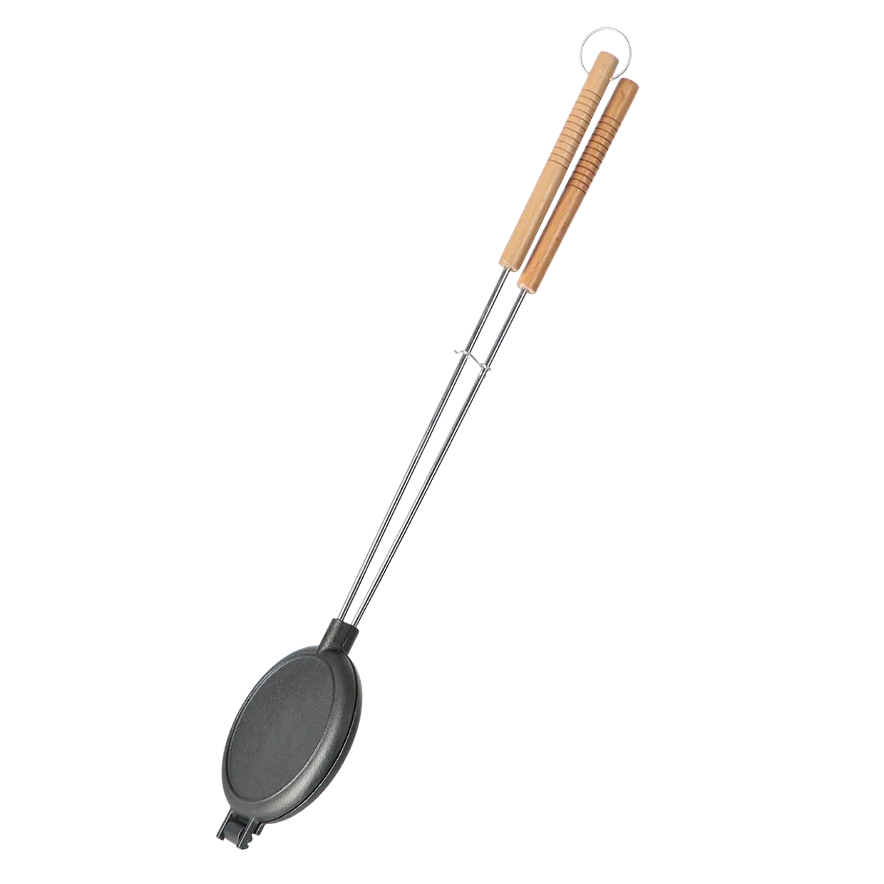 Wafelijzer voor BBQ en Kampvuur - Gietijzeren Wafelmaker
