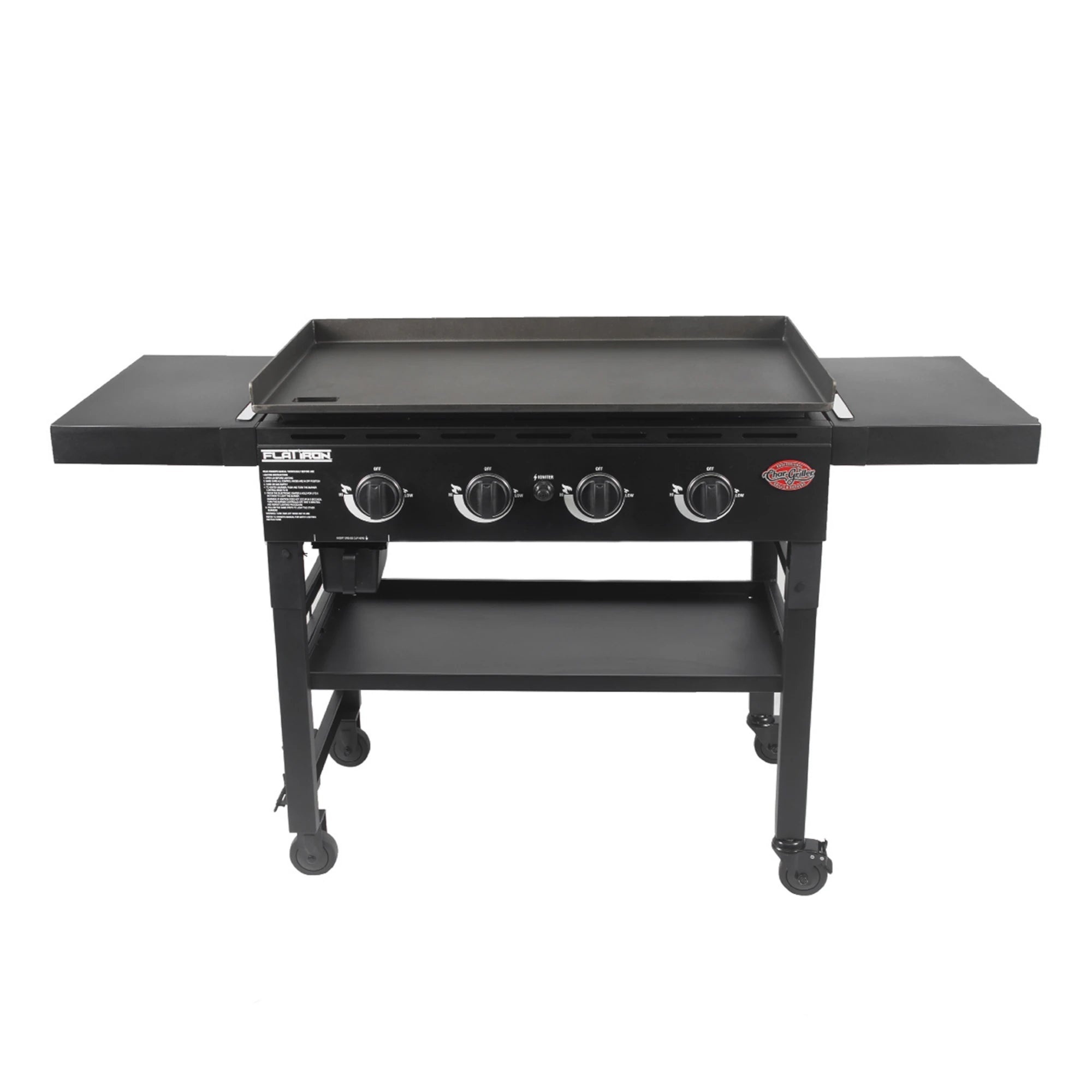 Char-Griller Flat Iron 4-Brander Gas Bakplaat / Plancha
