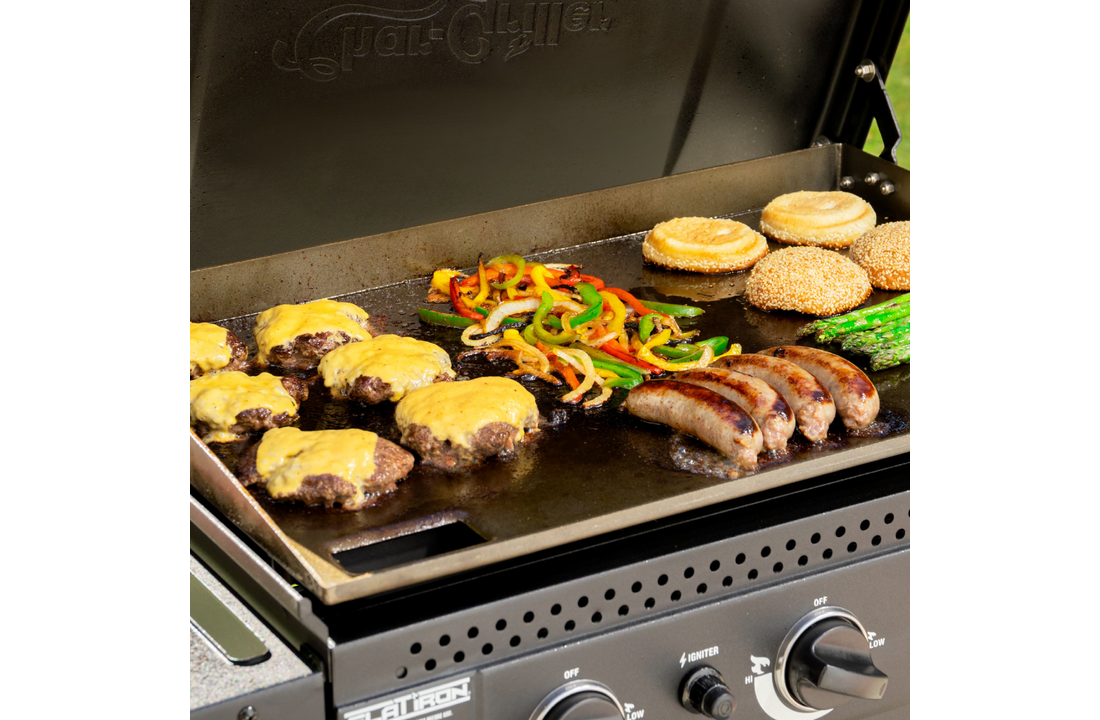 Char-Griller Flat Iron 3-Brander Gas Bakplaat / Plancha