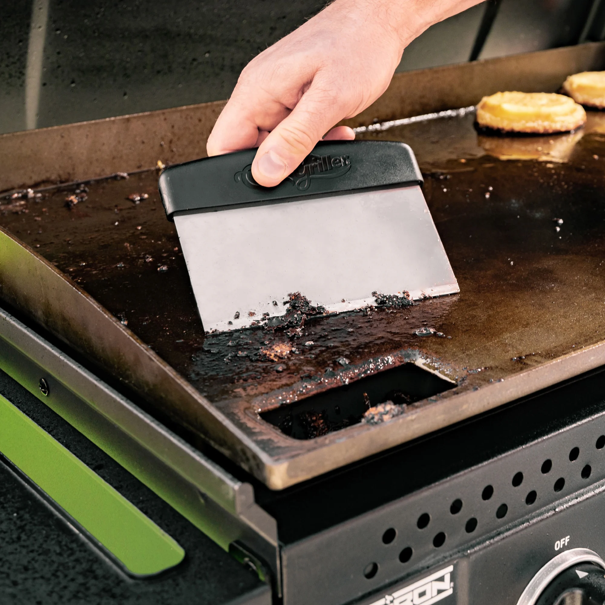 Char-Griller Flat Iron 3-Brander Gas Bakplaat / Plancha