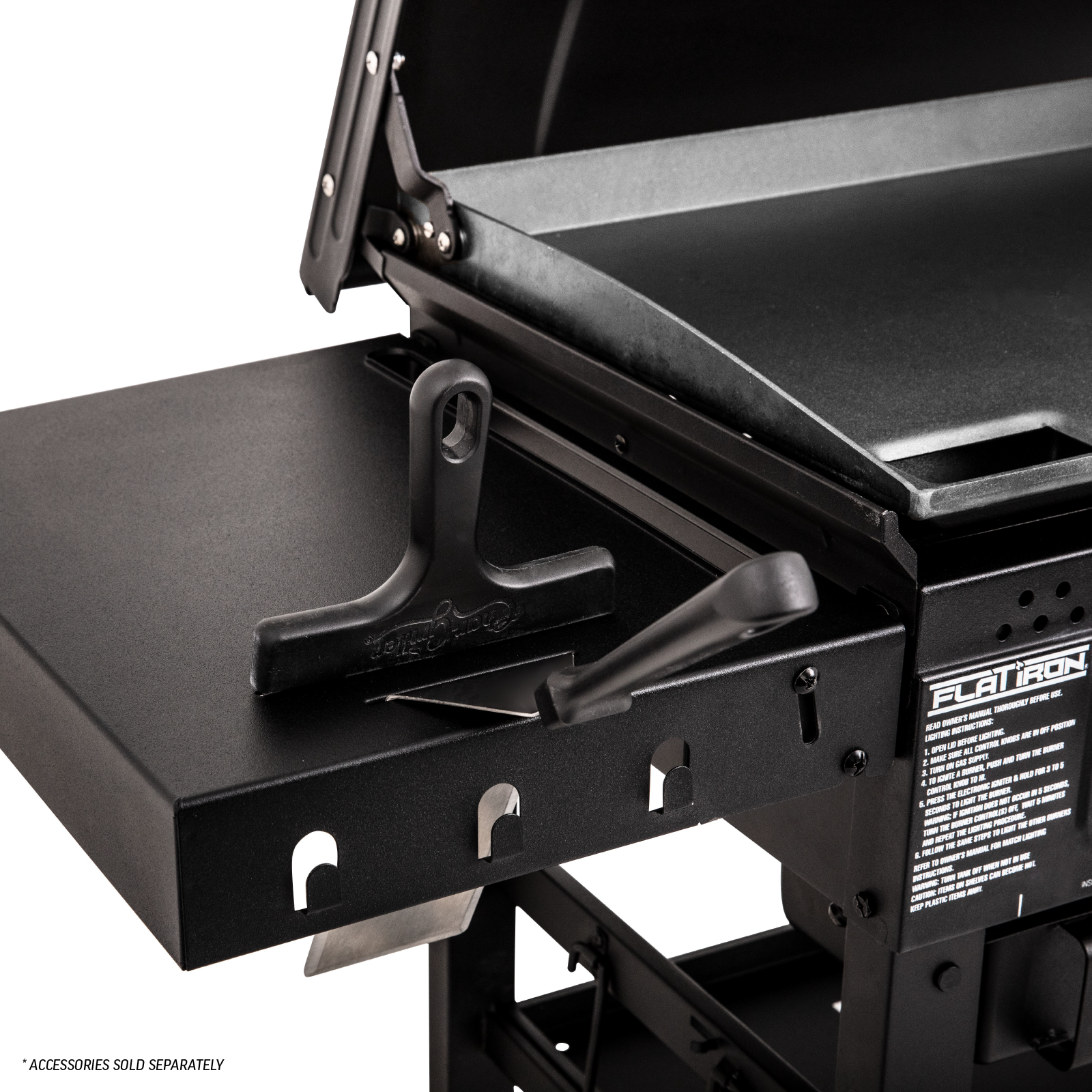 Char-Griller Flat Iron 3-Brander Gas Bakplaat / Plancha