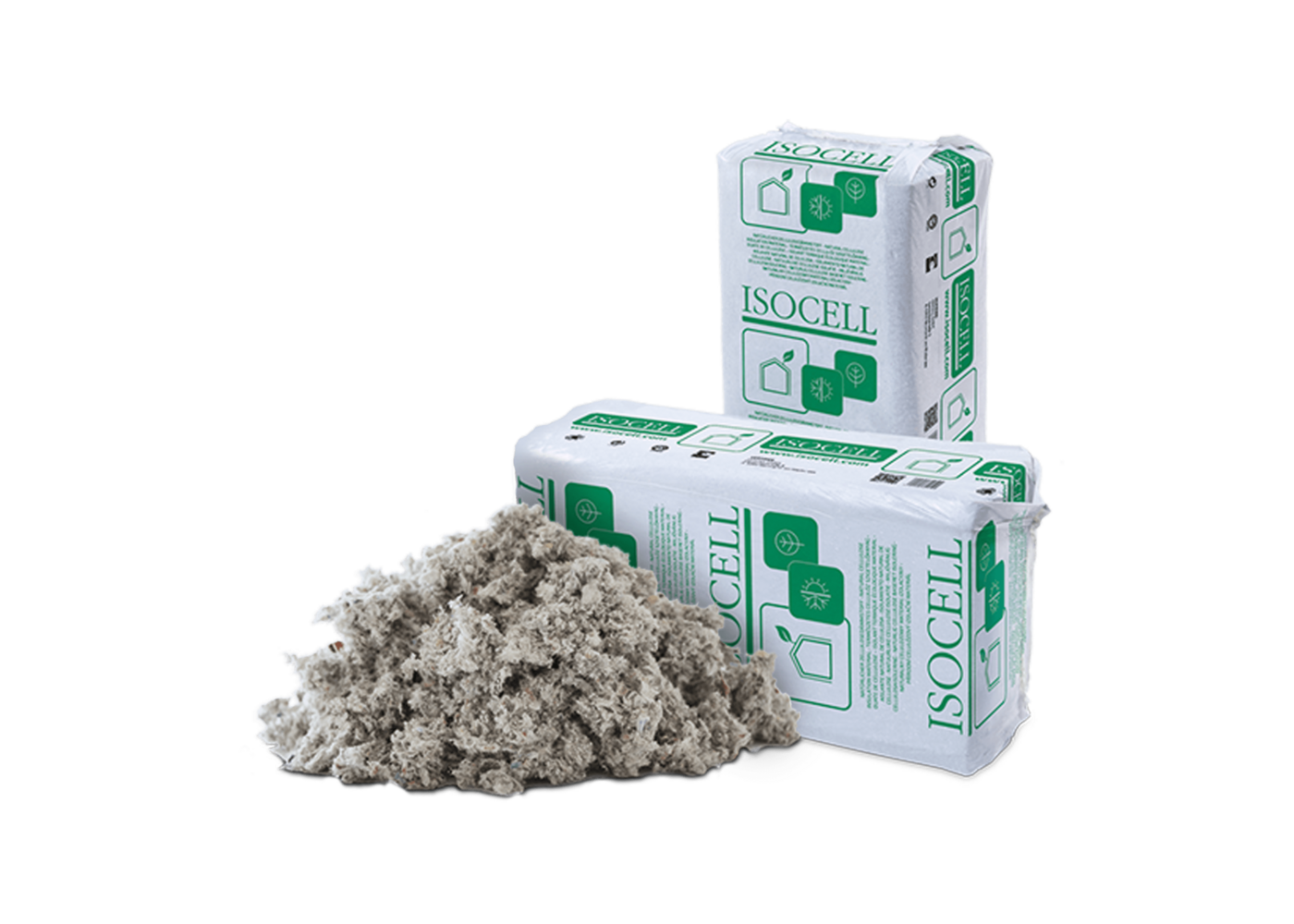 Isocell Ouate de Cellulose - sac de 14 kg