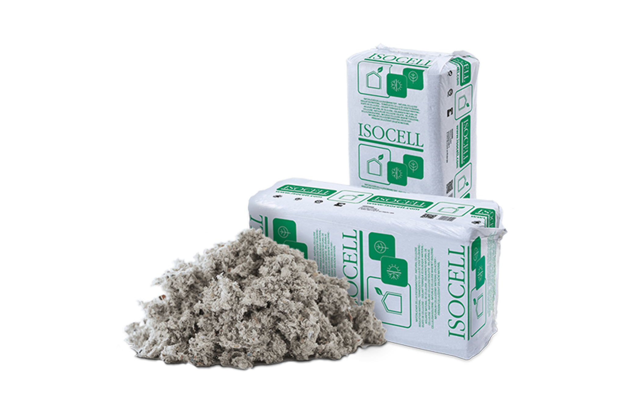 Isocell Ouate de Cellulose - sac de 14 kg