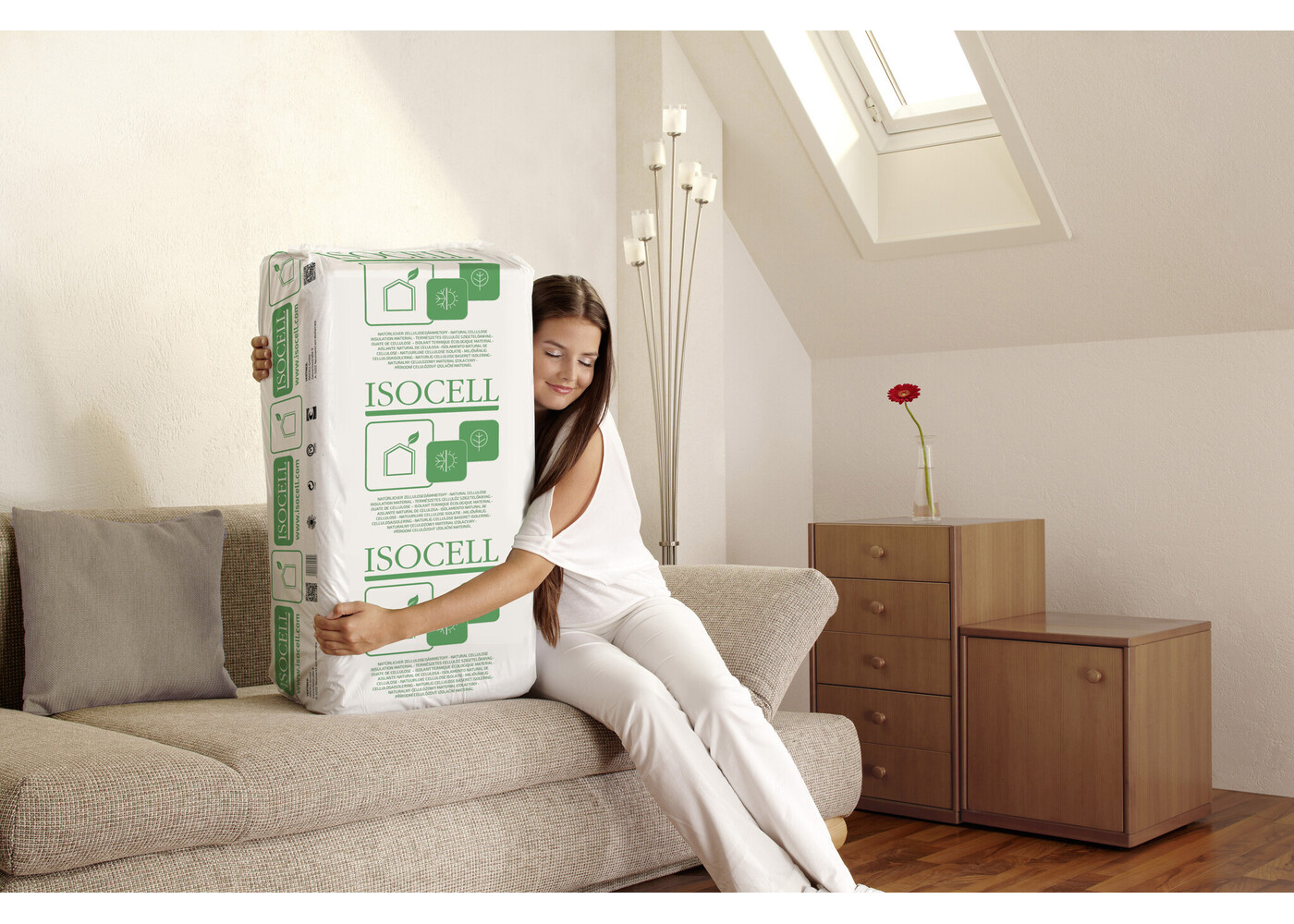Isocell Ouate de Cellulose - sac de 14 kg