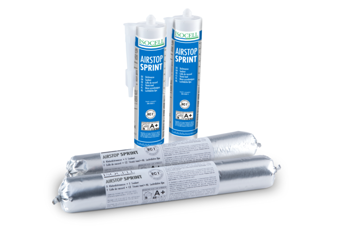 AIRSTOP Luchtdichte lijm SPRINT - 600 ml worst