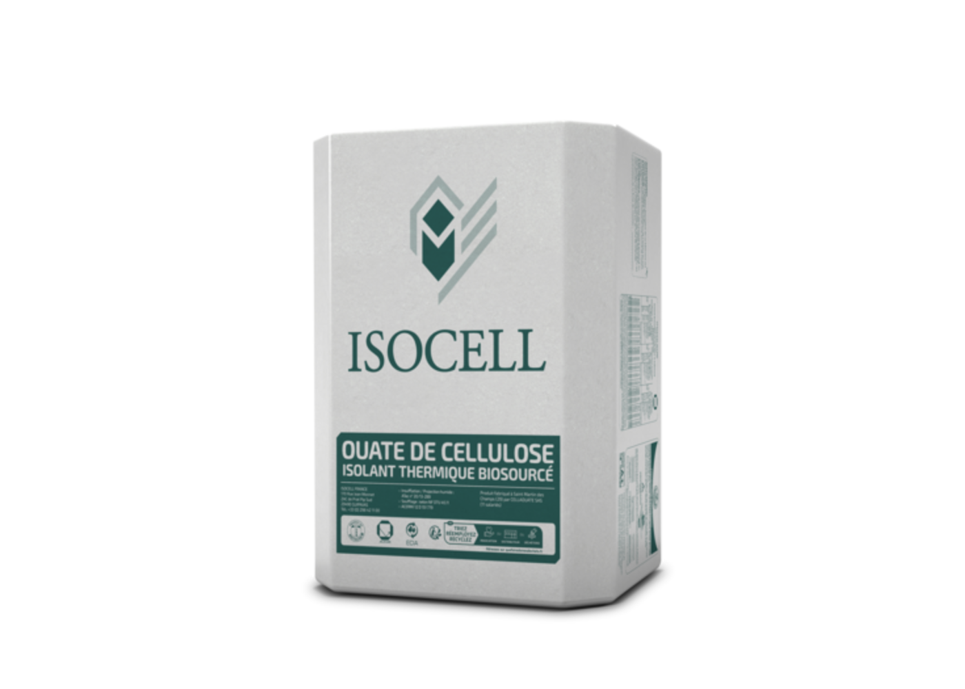 Isocell Ouate de Cellulose - sac de 14 kg