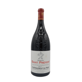 Domaine de Saint Prefert Domaine de Saint-Prefért Chateauneuf-du-Pape Collection Charles Giraud Magnum 2011