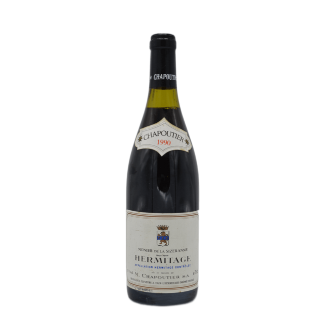 M. Chapoutier Monier de la Sizeranne Hermitage 1990