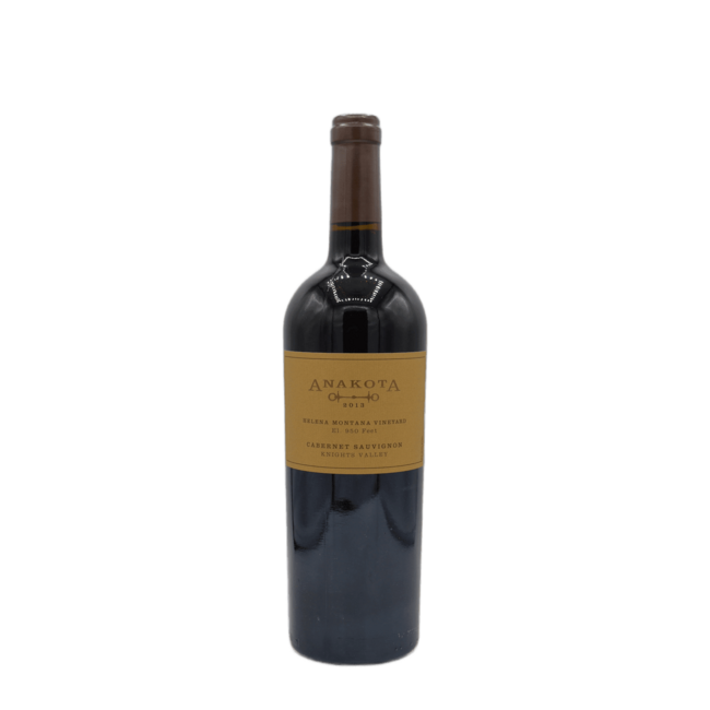 Anakota Cabernet Sauvignon Helena Montana 2013