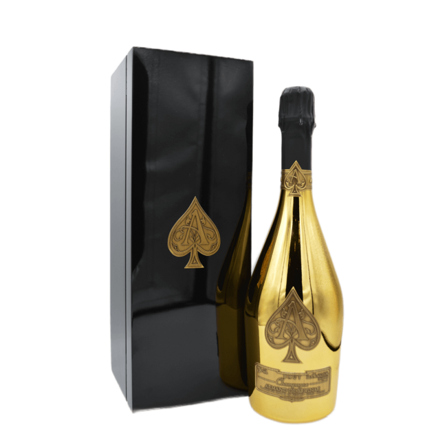 Armand de Brignac Gold Brut wooden Gift Box