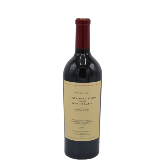 Christopher Tynan Wines Judge Family Vineyard Shiraz 2018