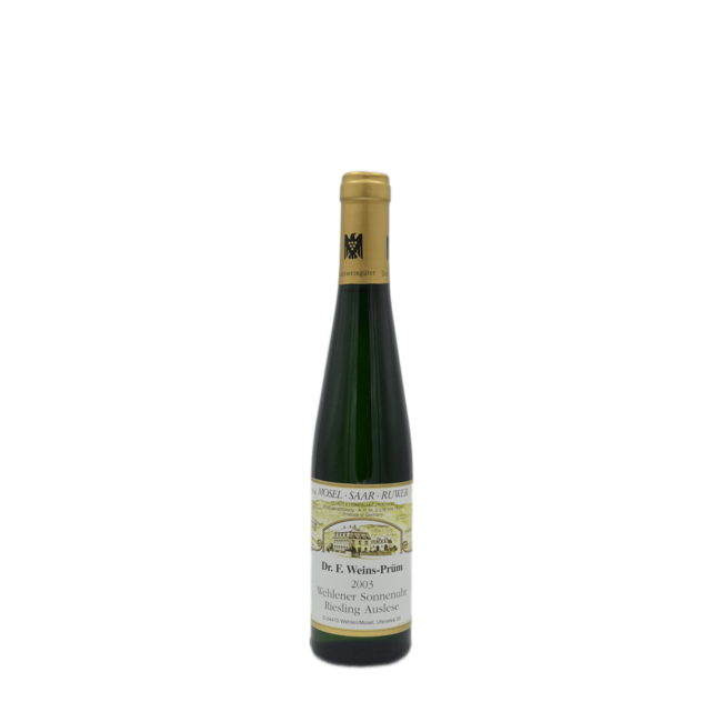 Dr. F. Weins-Prüm Wehlener Sonnenuhr Riesling Auslese 2003 0.375L