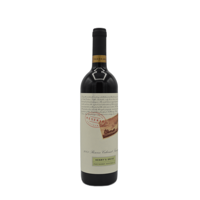 Henry's Drive Cabernet Sauvignon Reserve 2001