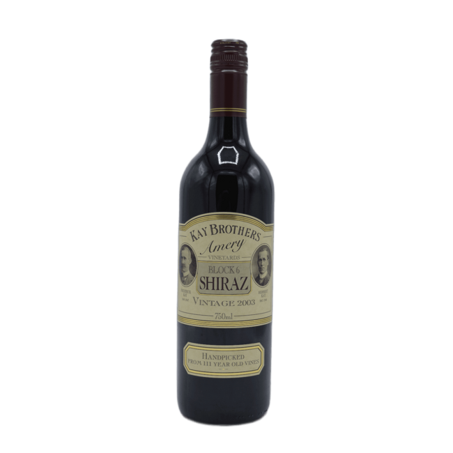 Kay Brothers Amery Vineyard Block 6 Shiraz 2003