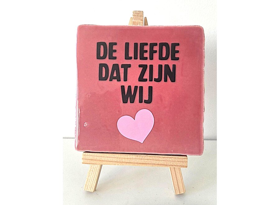 de liefde dat zijn wij - roze