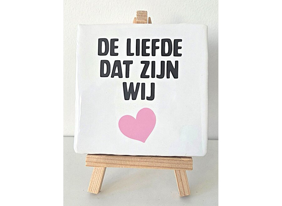 de liefde dat zijn wij - wit