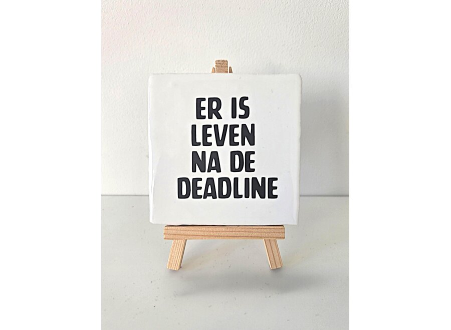 er is leven na de deadline - wit