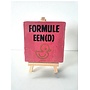 Tegel "formule eend" – handgemaakt 10x10 cm