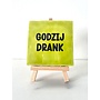 Tegel "godzijdrank" – handgemaakt 10x10 cm