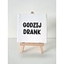 Tegel "godzijdrank" – handgemaakt 10x10 cm