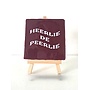 Tegel "heerlie de peerlie" – handgemaakt 10x10 cm