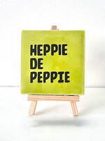 Tegel Quotes heppie de peppie - pistache