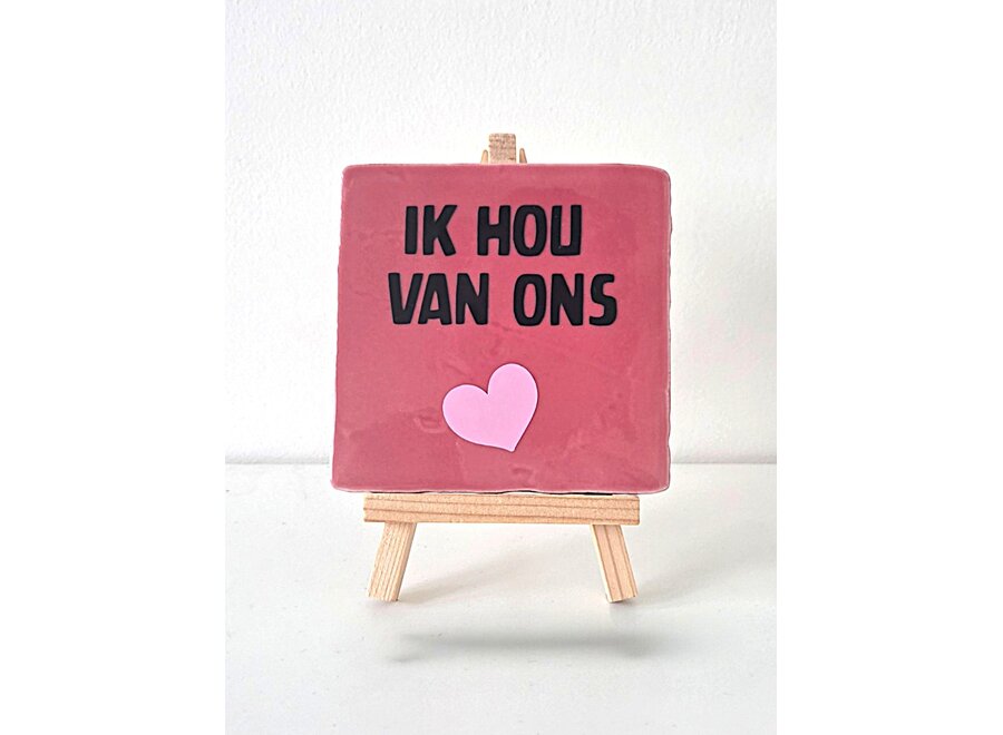 ik hou van ons - roze