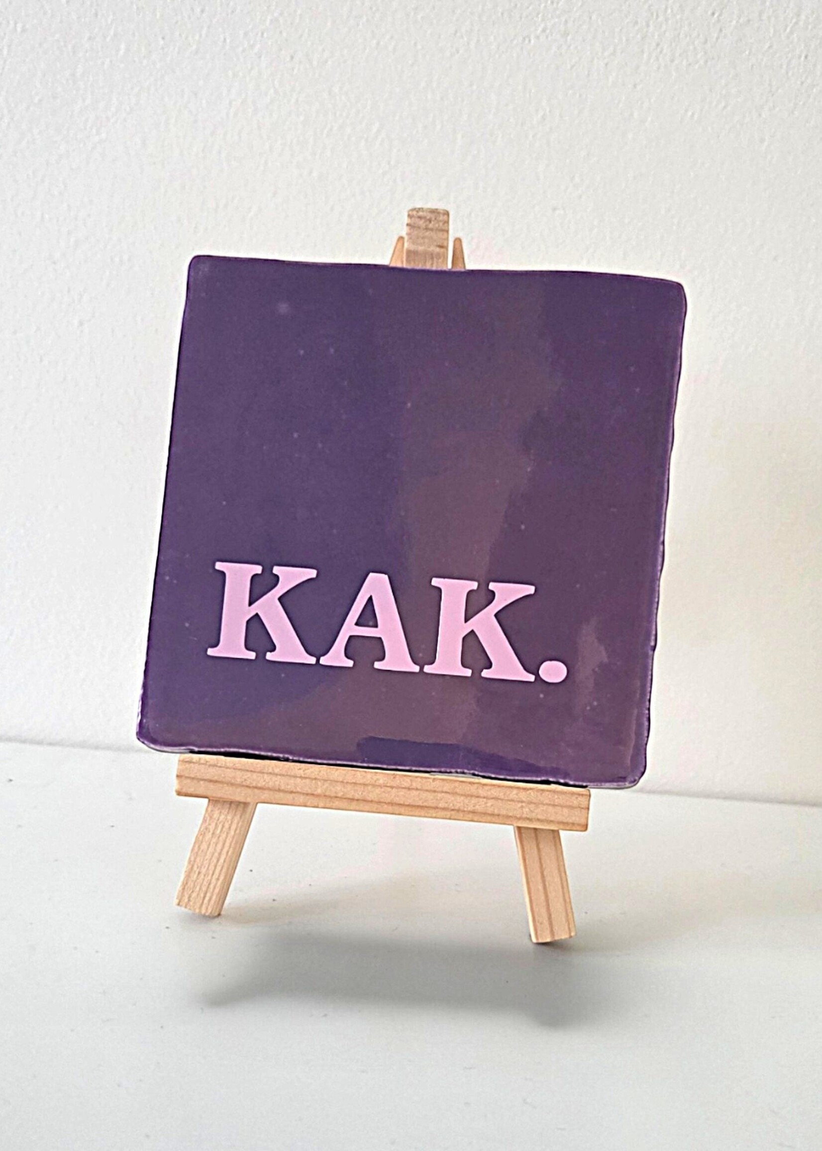 Tegel Quotes Tegel "kak" – handgemaakt 10x10 cm