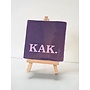 Tegel "kak" – handgemaakt 10x10 cm