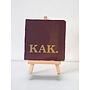 Tegel "kak" – handgemaakt 10x10 cm