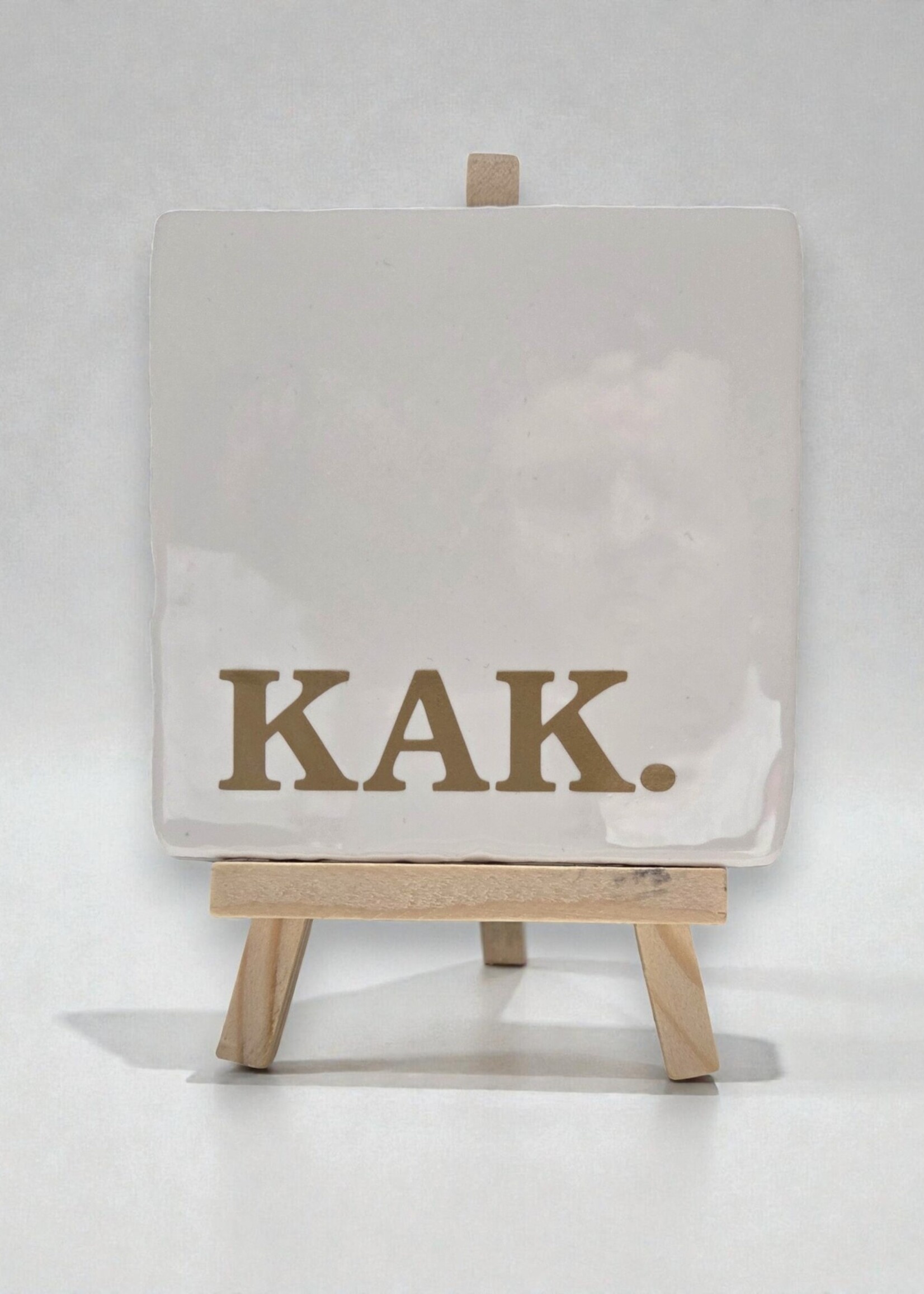 Tegel Quotes Tegel "kak" – handgemaakt 10x10 cm