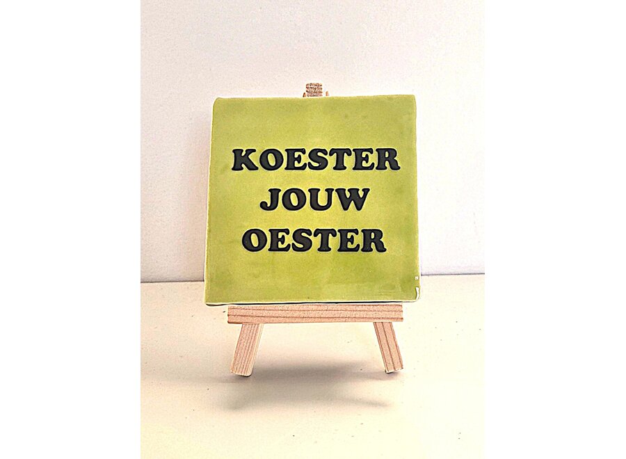 koester jouw oester - pistache