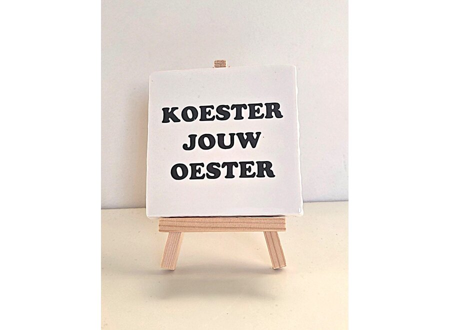 koester jouw oester - wit