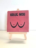 Tegel Quotes krijg nou tieten - roze