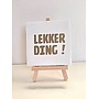 Tegel "lekker ding" – handgemaakt 10x10 cm