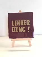 Tegel Quotes lekker ding - bordeaux