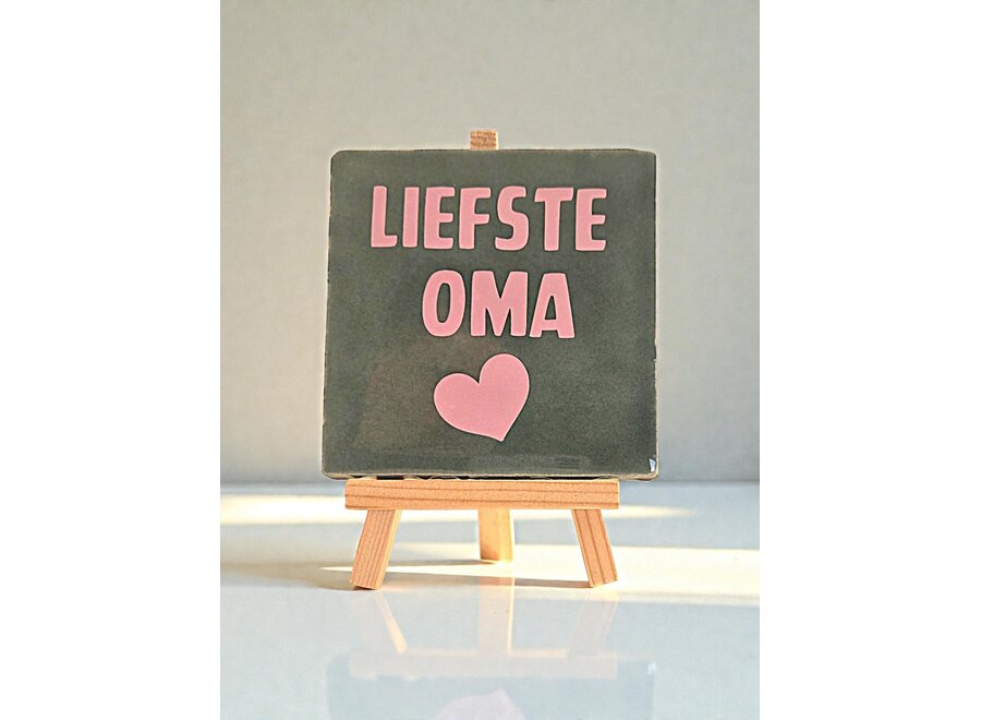 liefste oma - zeegroen