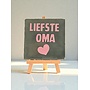 Tegel "liefste oma" – handgemaakt 10x10 cm
