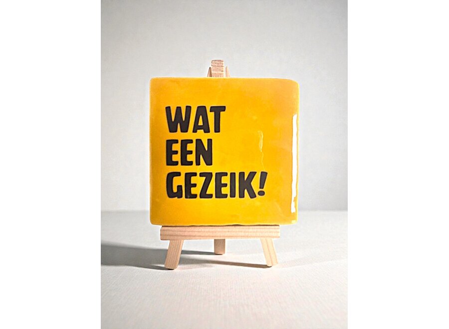 wat een gezeik ! - geel