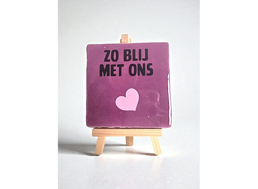 zo blij met ons - paars